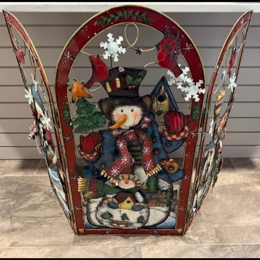 Decorative metal screen